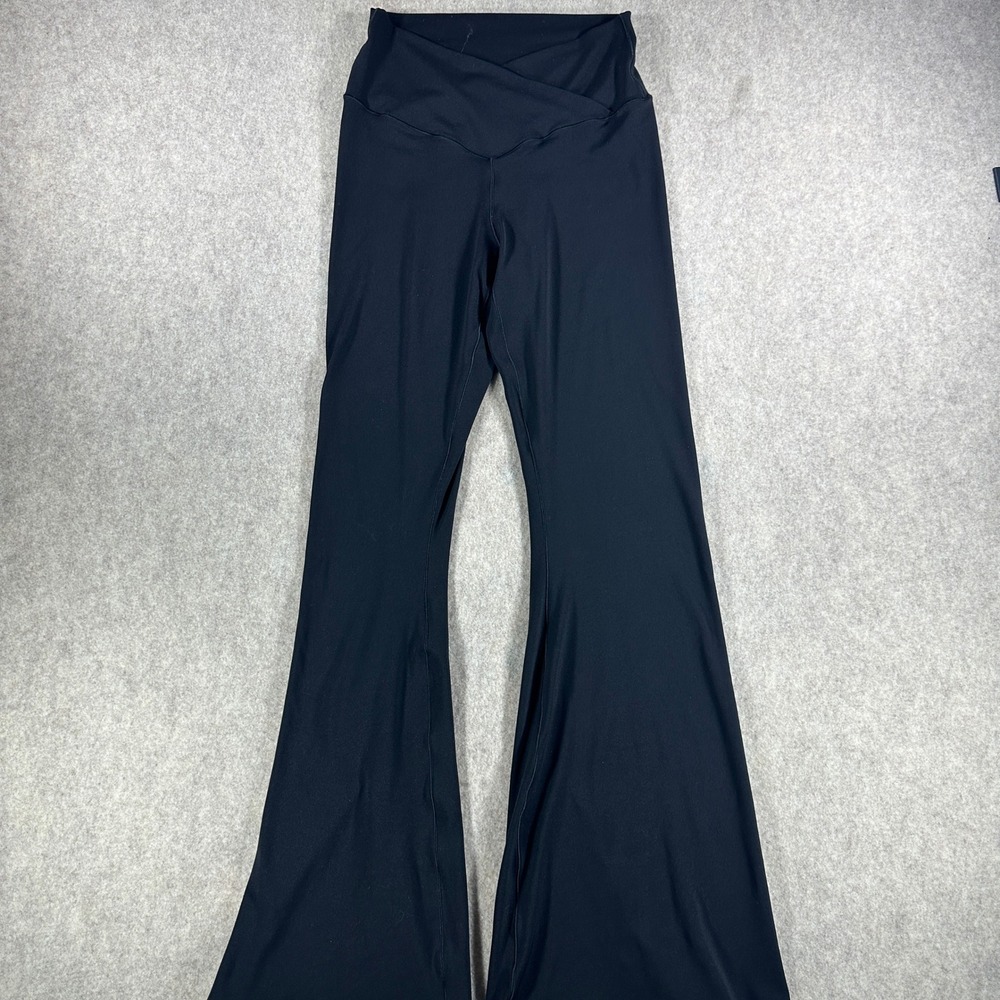 OFFLINE By Aerie Real Me High Rise Crossover Flare Leggings Black Size Large